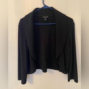 Women’s Black Knit Cropped Sweater from Clara S- excellent condition-Sz XL